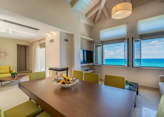 Beachfront Zante Perla 5 Bedroom Private Pool Willa