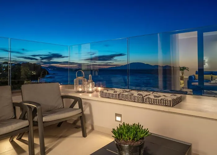 Beachfront Zante Perla 5 Bedroom Private Pool Willa